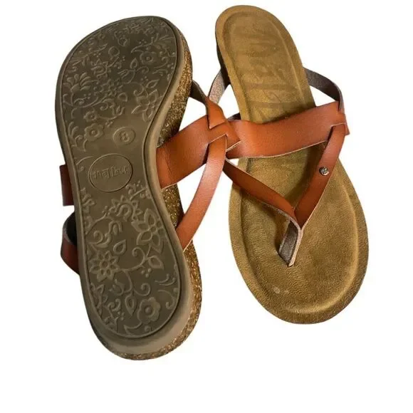 Maldives Sandals Brown Size 8 - Picture 4 of 4